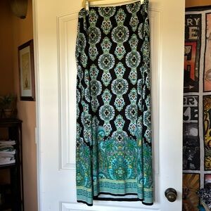 CATO long multi colored and design skirt